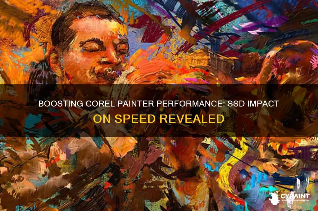 does corel painter run faster with an ssd