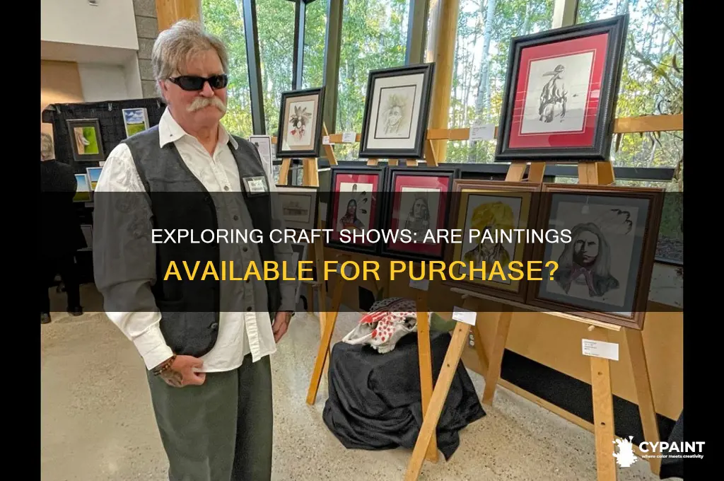does craft show has paintings for sale