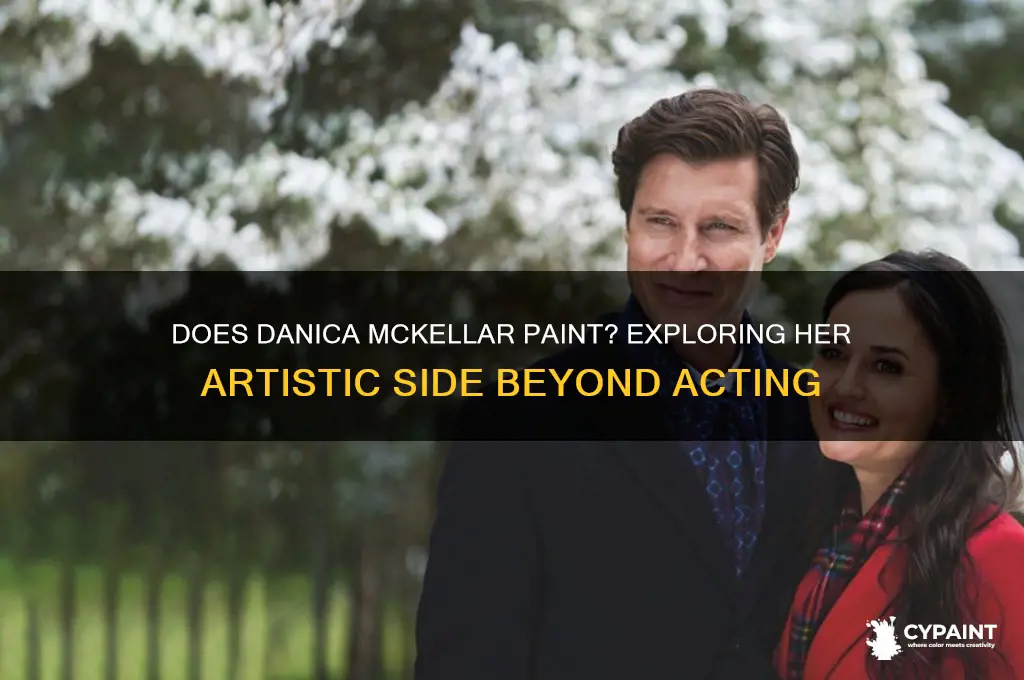 does danica mckellar paint in real life