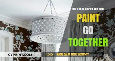 Dark Brown and Blue Paint: A Harmonious Color Combination?