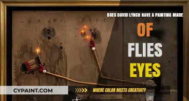 David Lynch's Surreal Art: Fly Eyes Painting Explored