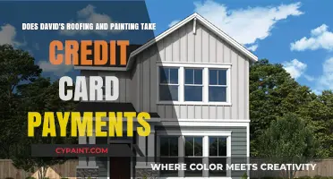 Does David's Roofing and Painting Accept Credit Card Payments?