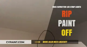 Do Daybetter LED Strip Lights Damage or Rip Paint Off?
