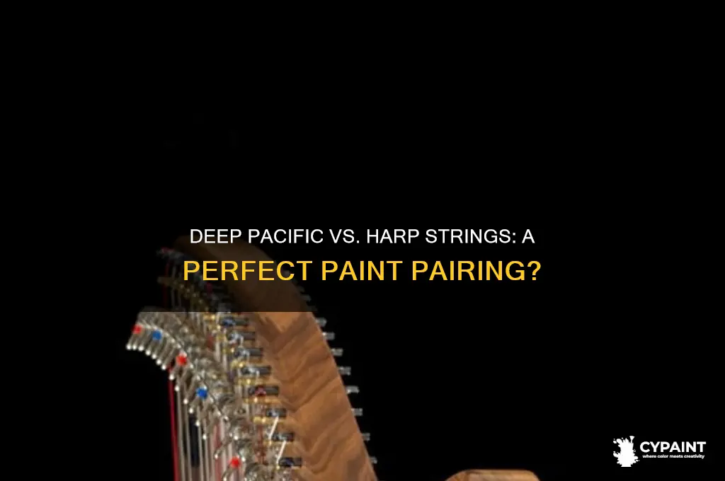 does deep pacific paint go well with harp strings paint