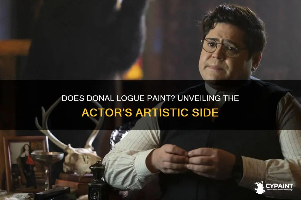 does donal logue paint in real life