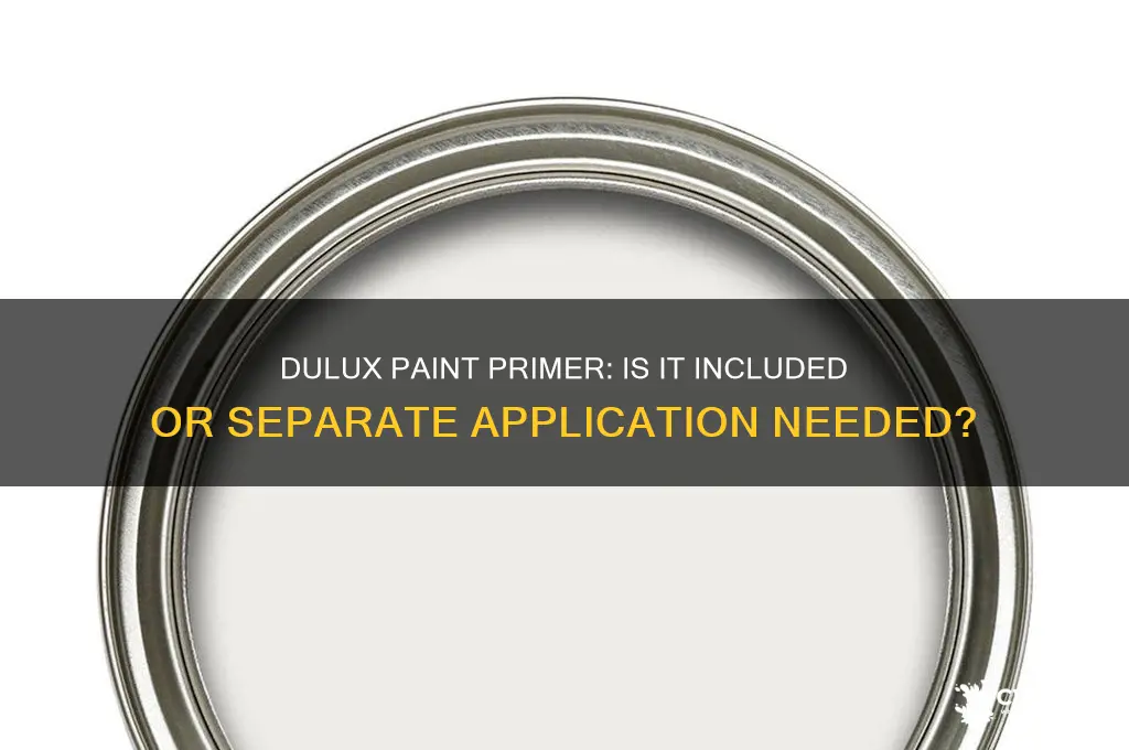 does dulux paint have primer in it