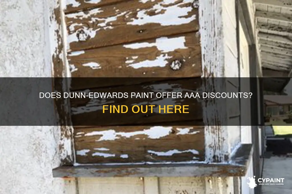 does dunnedwards paints have a aaa discount