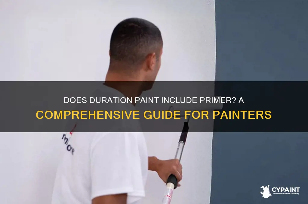 does duration paint have primer in it