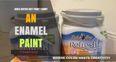 Does Dutch Boy Paint Offer Enamel Paint Options?