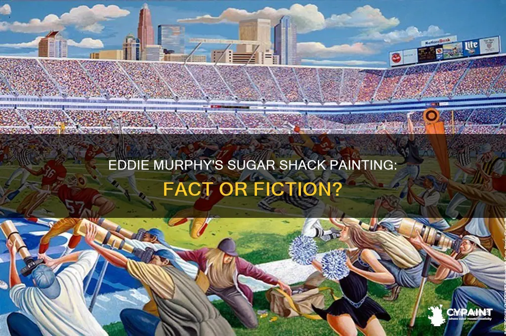 does eddie murphy on the sugar shack painting