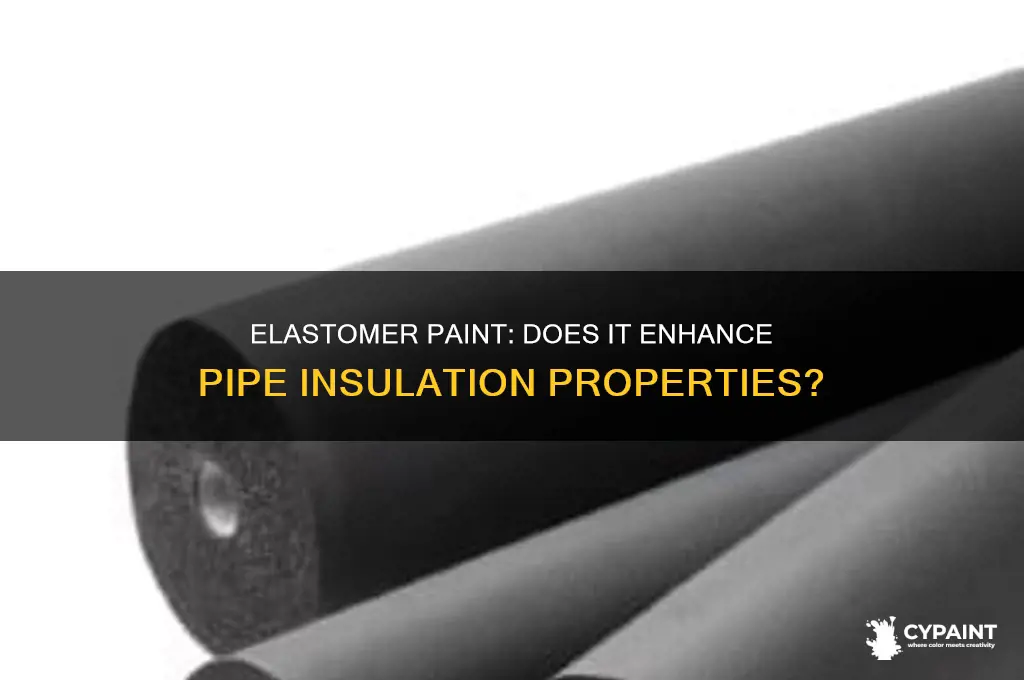 does elastomer paint have pipe insulation properties