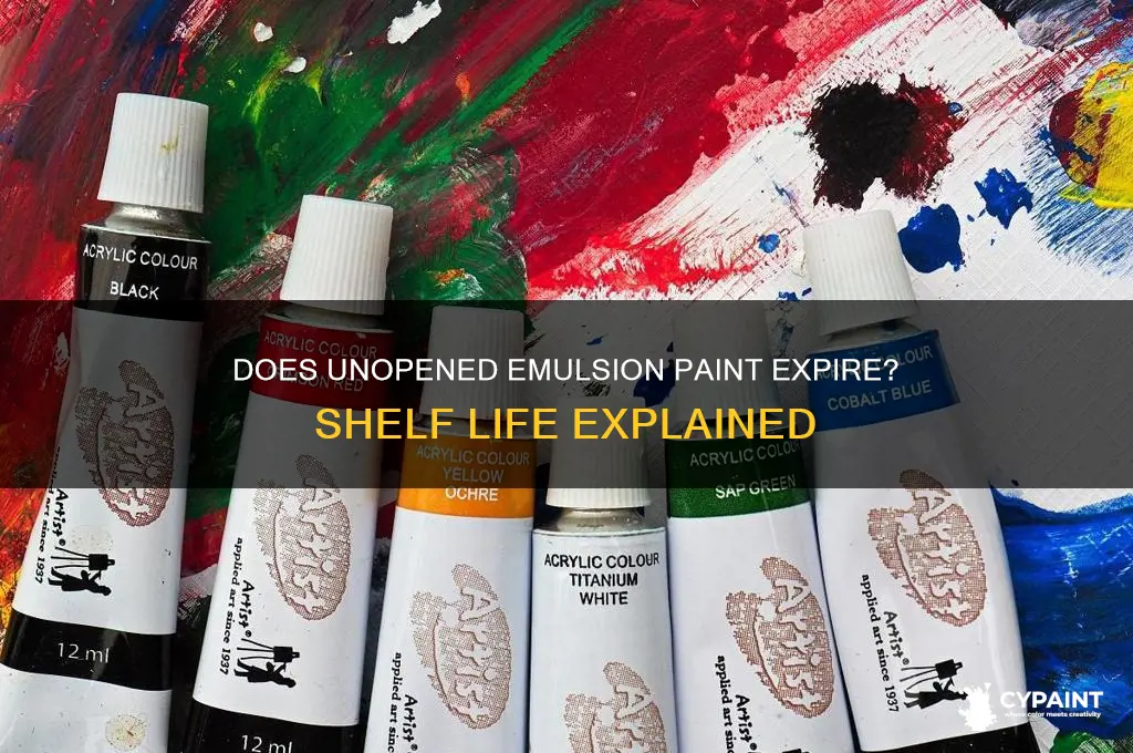 does emulsion paint go off if unopened