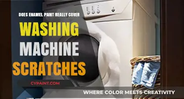 Can Enamel Paint Effectively Conceal Washing Machine Scratches? Find Out