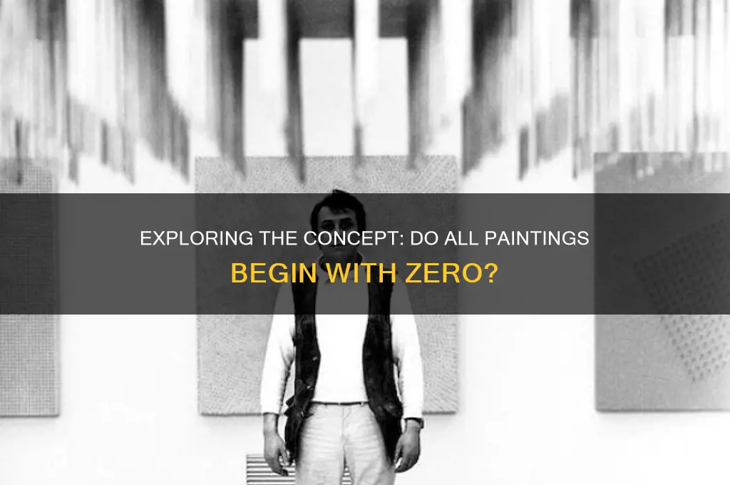 does every painting have a zero number