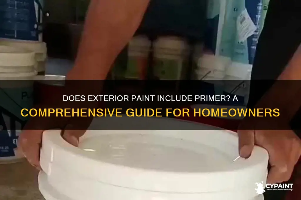 does exterior paint have primer in it
