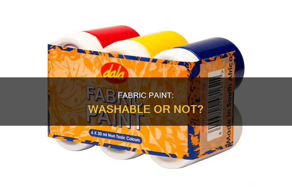 does fabric paint come off when you wash it