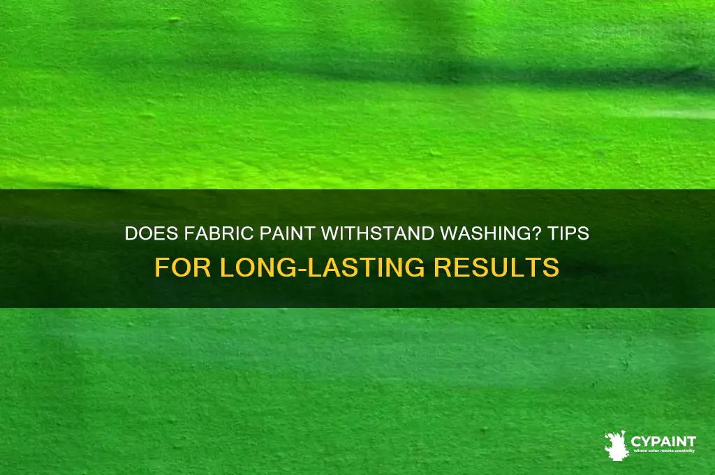 does fabric paint stay on in the wash