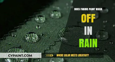 Does Fabric Paint Withstand Rain? A Comprehensive Guide to Durability