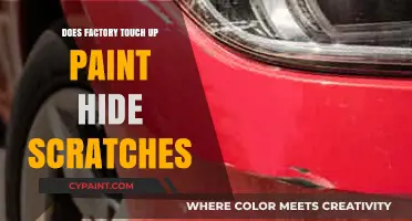 Can Factory Touch-Up Paint Effectively Conceal Car Scratches?
