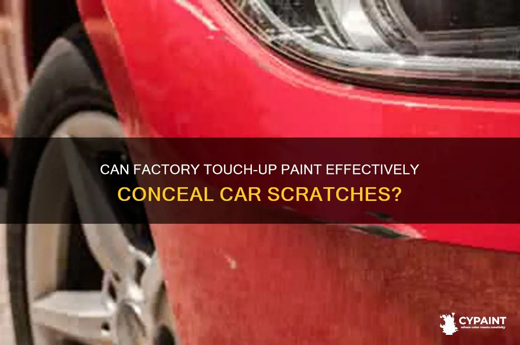 does factory touch up paint hide scratches