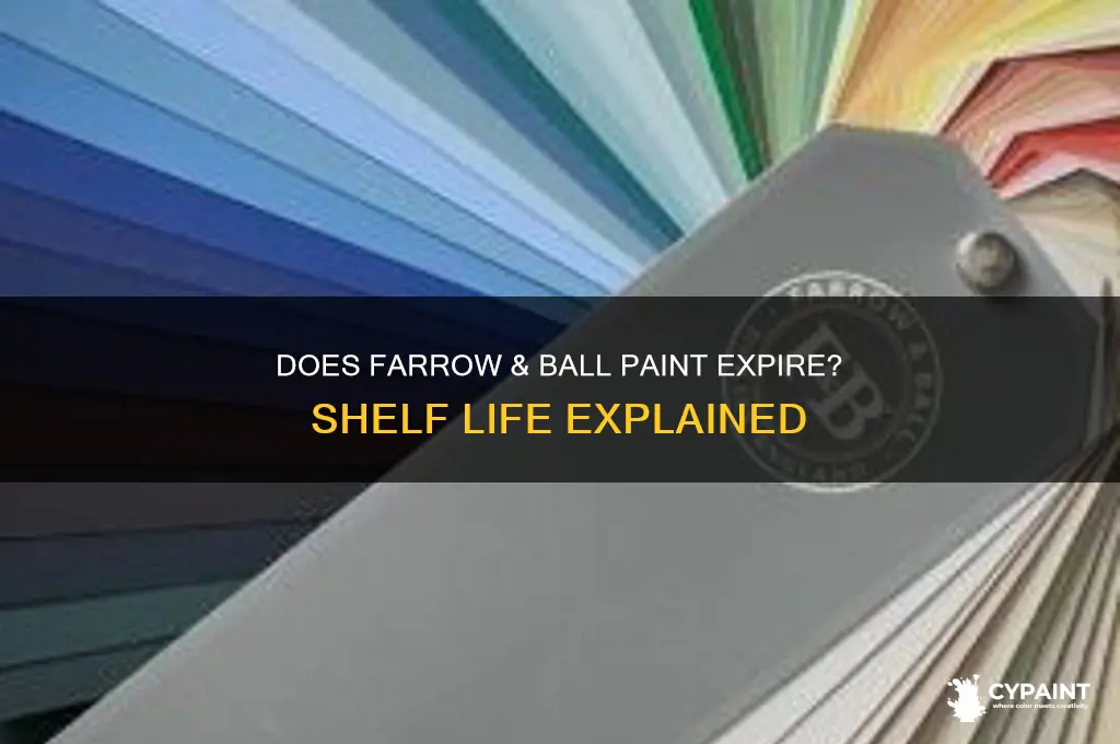 does farrow and ball paint go off