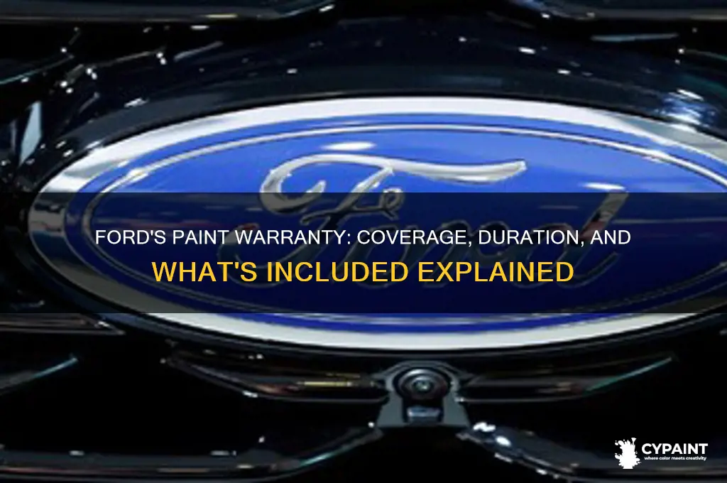 does ford have a paint coverage warranty