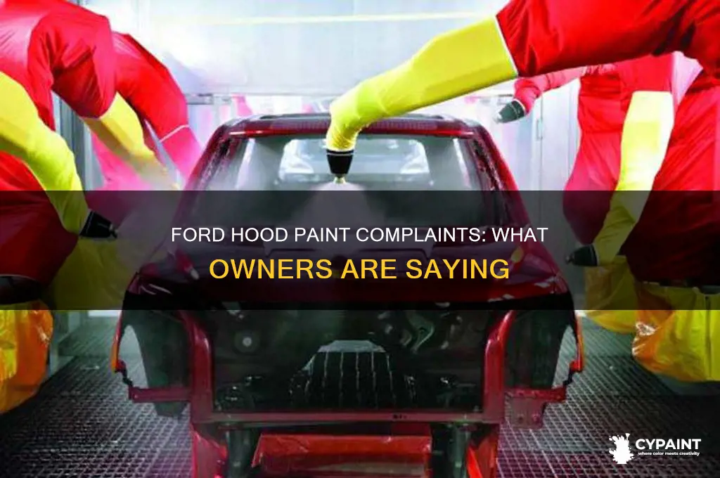 does ford have an complaints on their paint on hoods