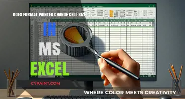 Excel Format Painter: Does It Change Cell Size?