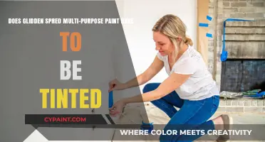 Glidden Spred Multi-Purpose Paint: Tinting Requirements Explained