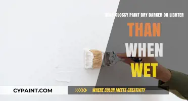 Glossy Paint Dryness: Does It Darken or Lighten After Application?