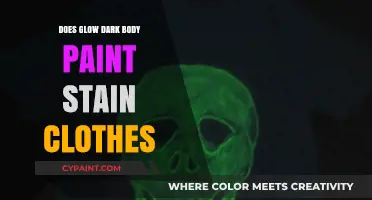 Does Glow-in-the-Dark Body Paint Stain Clothes? A Complete Guide