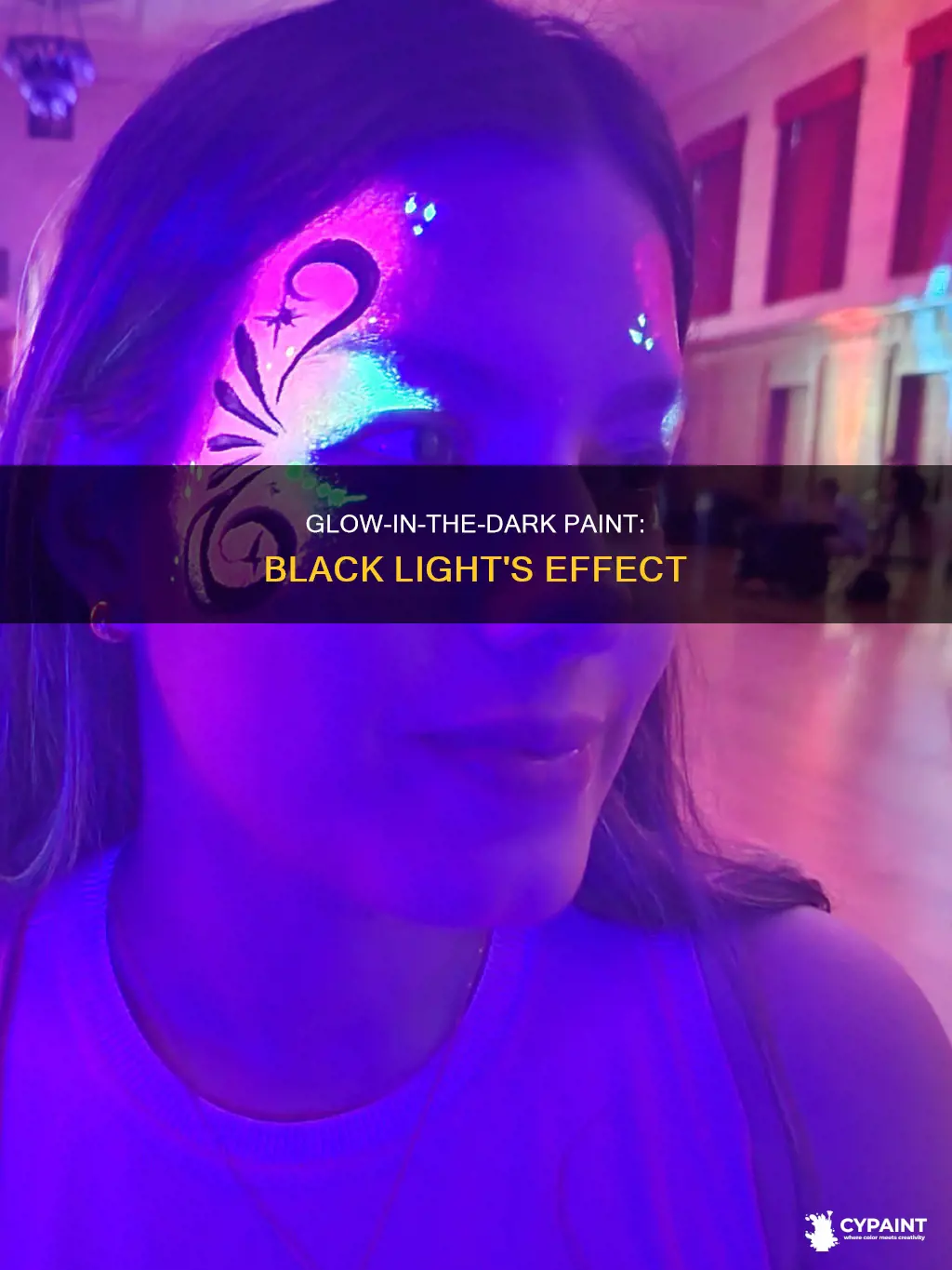 does glow in the dark paint glow under balcklight