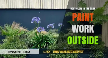 Glow-in-the-Dark Paint: Does It Work Outdoors? A Comprehensive Guide