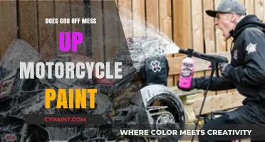 Goo Off and Motorcycle Paint: Safe or Damaging?