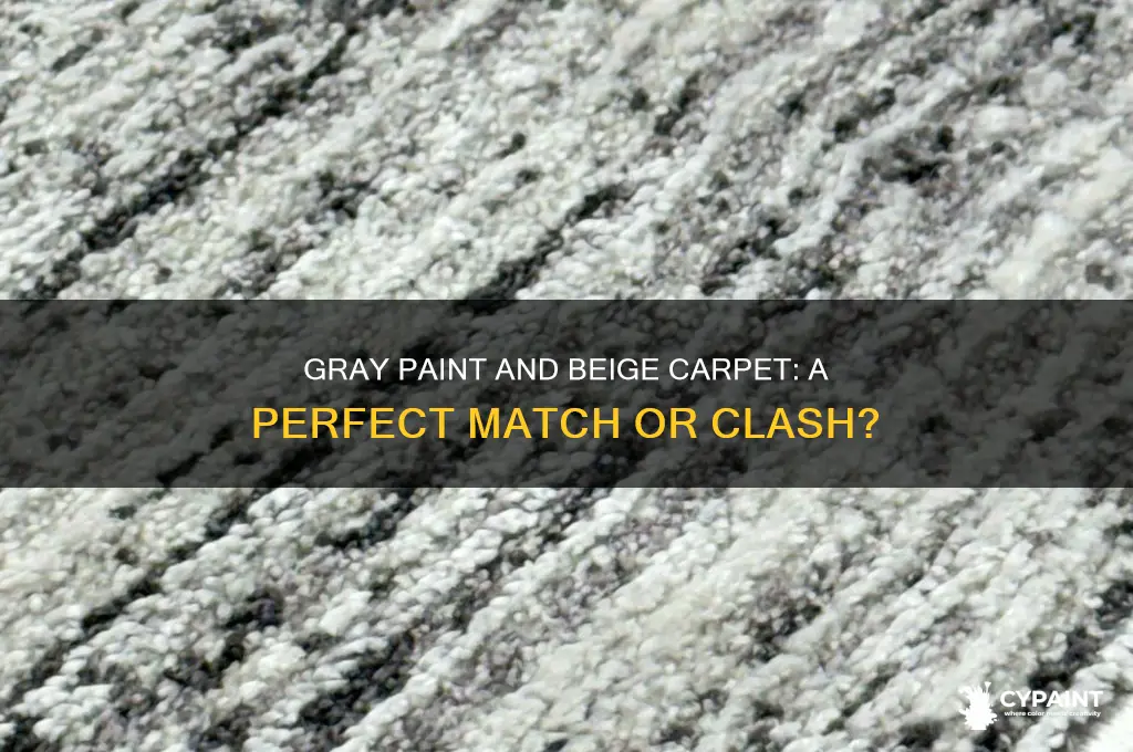 does gray paint go with beige carpet