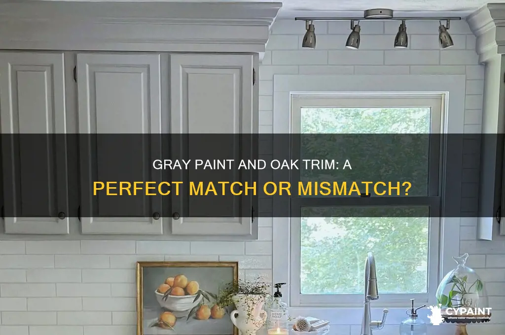 Gray Paint And Oak Trim: A Perfect Match Or Mismatch? | CyPaint