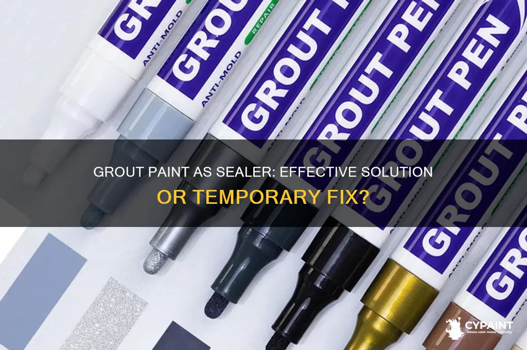 does grout paint work as a sealer