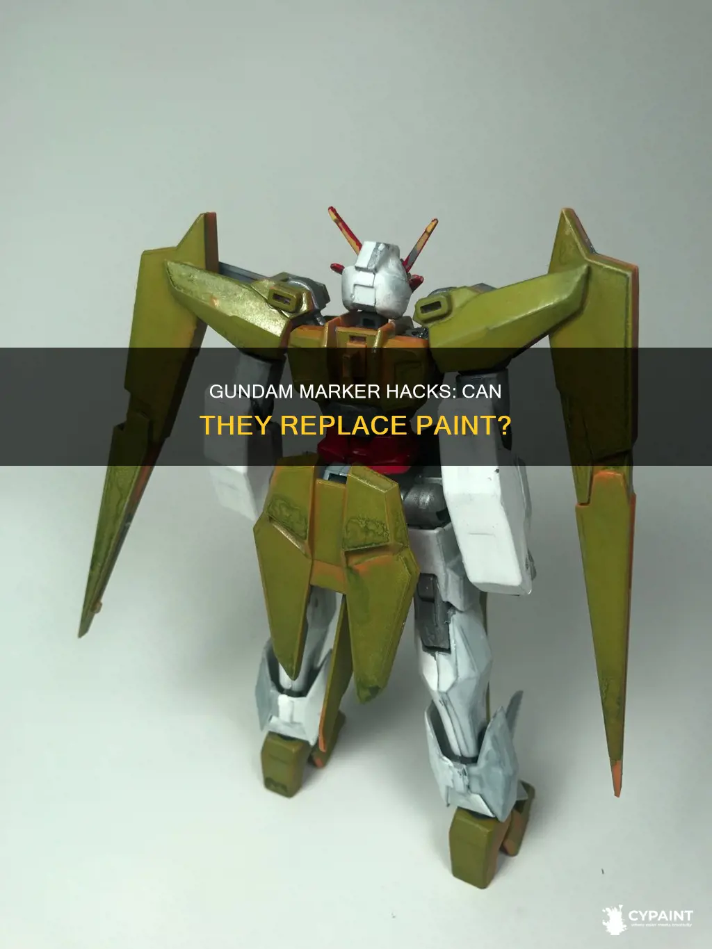 does gundam model marker can be work as paint