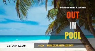 Does Hair Paint Wax Wash Out in the Pool?