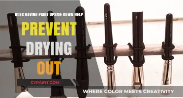 Upside-Down Paint Storage: Preventing Dryness and Hardening
