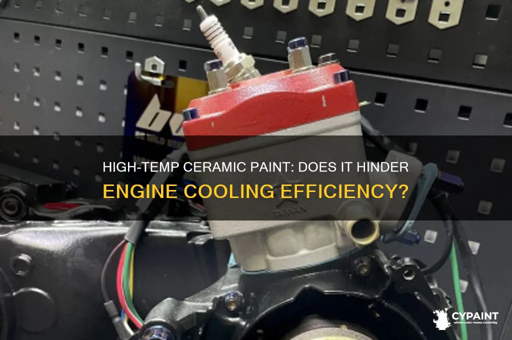does high temperature ceramic paint prevent engine cooling
