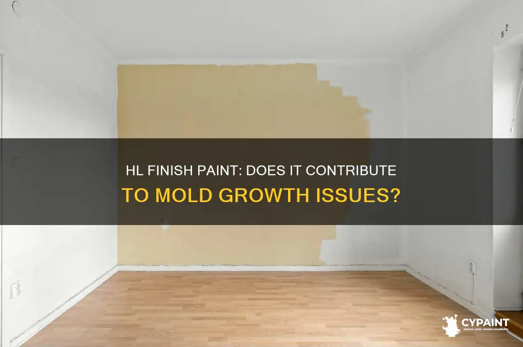 does hl finish paint cause mold problems