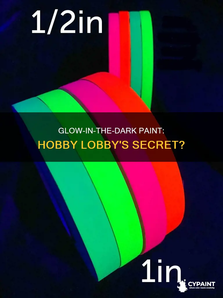 Glow-In-The-Dark Paint: Hobby Lobby's Secret? | CyPaint