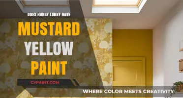 Mustard Yellow Paint at Hobby Lobby: Availability and Options Explored