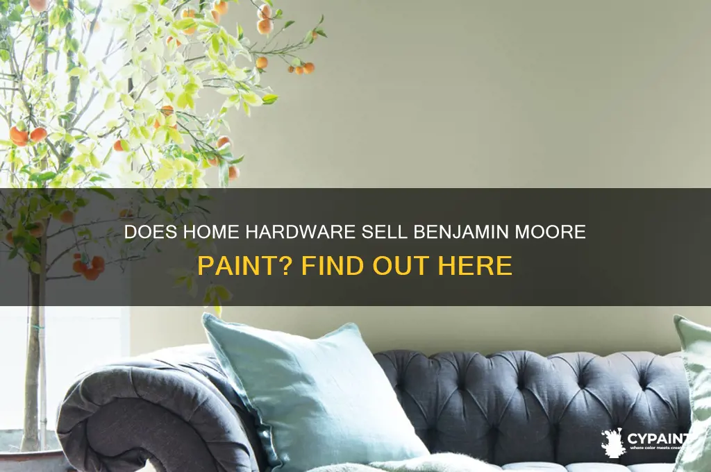 does home hardware carry benjamin moore paint