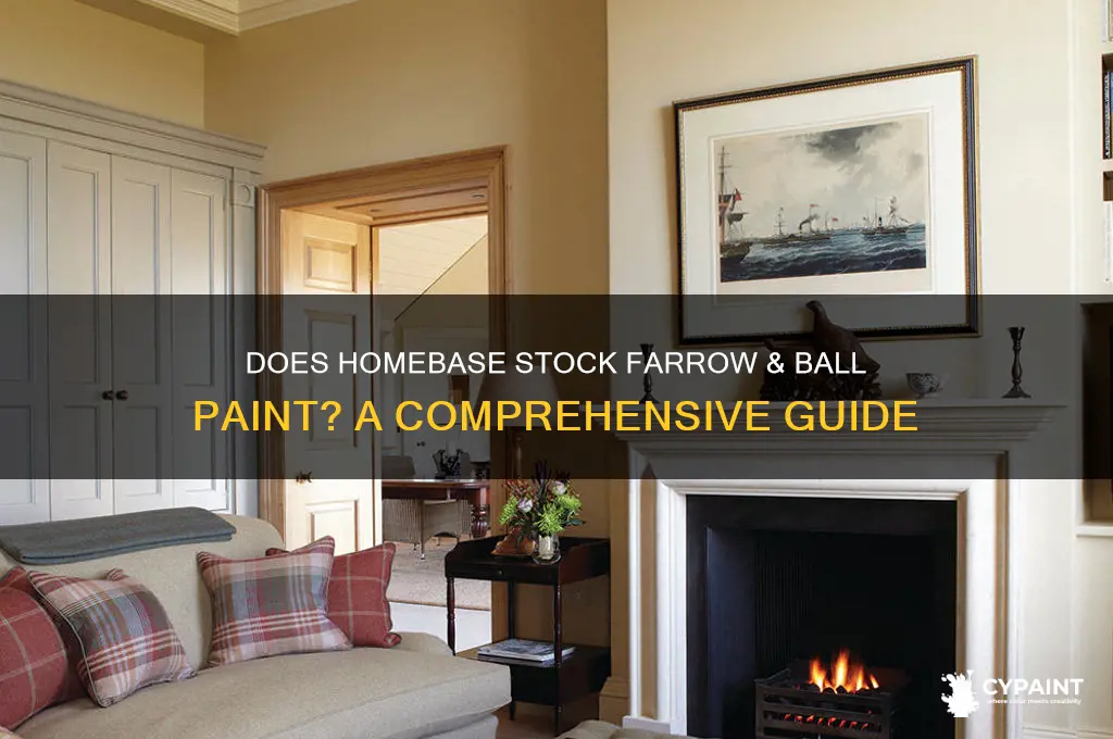does homebase stock farrow and ball paint