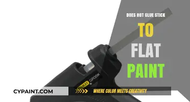 Hot Glue on Flat Paint: Will It Stick or Peel Off?