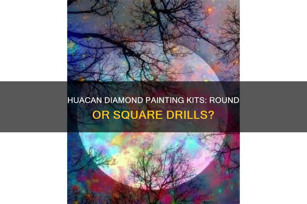 does huacan diomand painting kits come in round