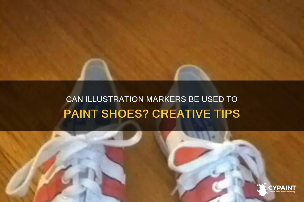does illustration markers serve to paint shoes