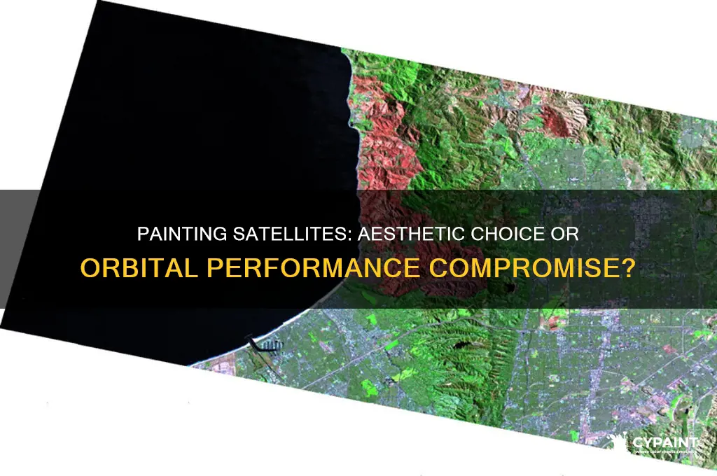 does it affect a satellite to paint it